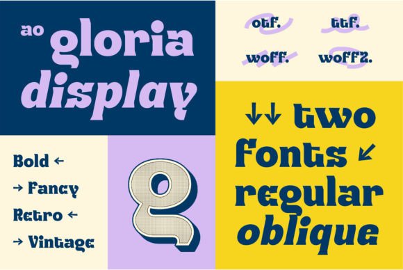 Ao Gloria: A Bold Display Font for Impactful Marketing Visuals