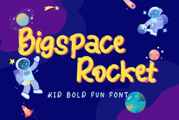 Bigspace Rocket: A Playful Display Font for Editorial Charm