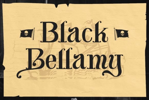 Black Bellamy: A Bold Display Font for Editorial Design Adventures