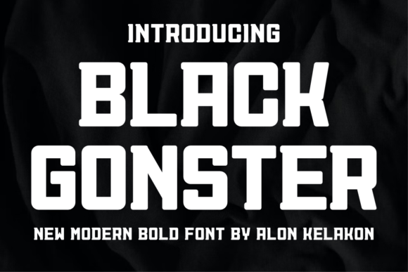 Black Gonster: A Bold Display Font That Commands Attention