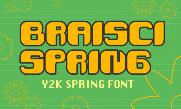 Braisci Spring: A Bold Display Font for Modern Branding Projects