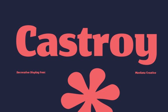 Castroy: A Modern Display Font for Sleath Digital Branding