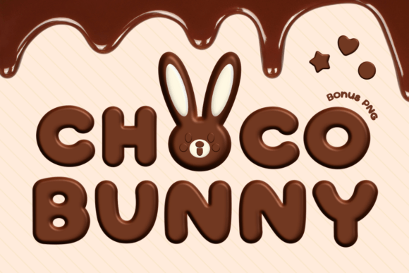 Choco Bunny: A Sweet Display Font for Web Designers and Digital Makers