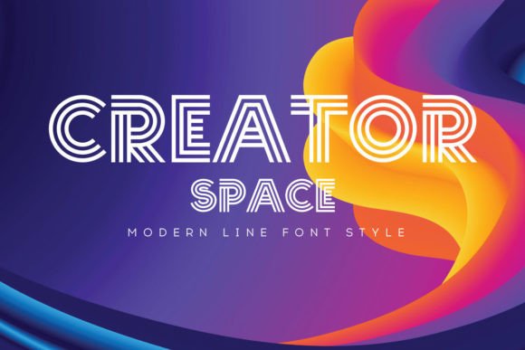 Creator Space: The Display Font That Elevates Campaign Visuals with Modern Elegance