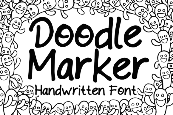 Doodle Marker: A Playful Display Font for Creative Branding Projects