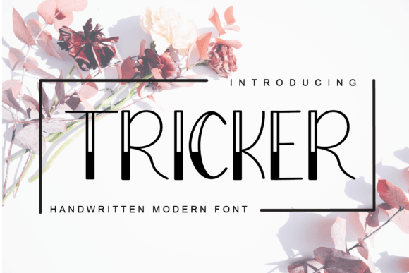 Elegant Typography for Luxurious Branding with Tricker