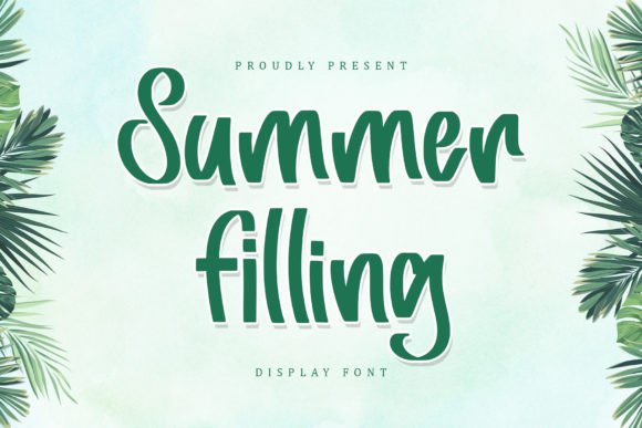 How Summer Filling Font Gave My Café Brand a Bold New Look