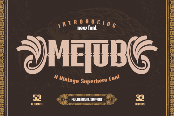 Metub: A Bold Display Font for Modern Web Design Projects