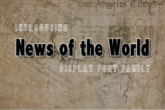 News of the World: A Bold Display Font for Editorial Impact