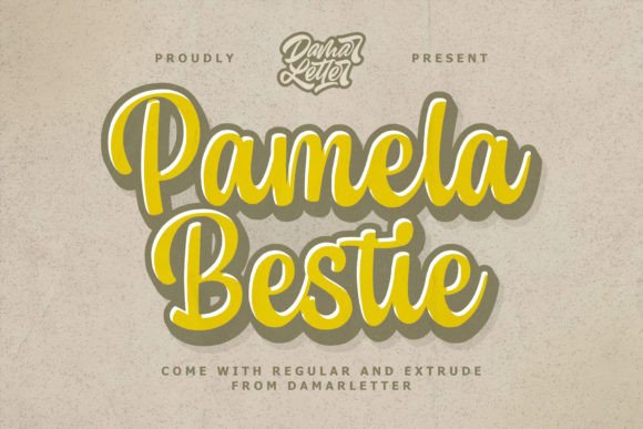 Pamela Bestie: A Playful Display Font for Campaign Graphics That Pop