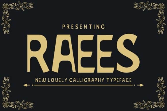 Raees: A Display Font That Elevates Small Business Branding