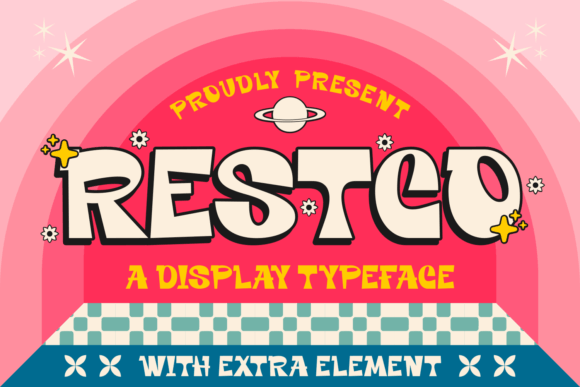 Restco: A Playful Display Font for Joyful Editorial Design