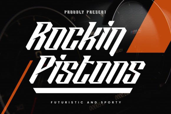 Rockin Pistons: A Futuristic Display Font for Dynamic Web Design