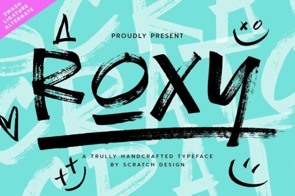 Roxy Font: A Bold Display Typeface for Web Designers