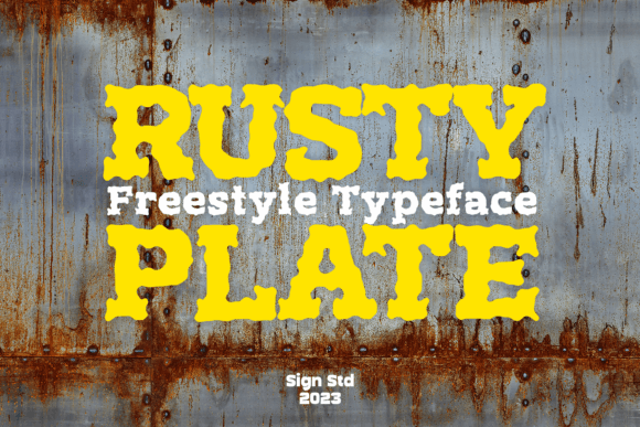 Rusty Plate: A Natural Touch for Editorial Design