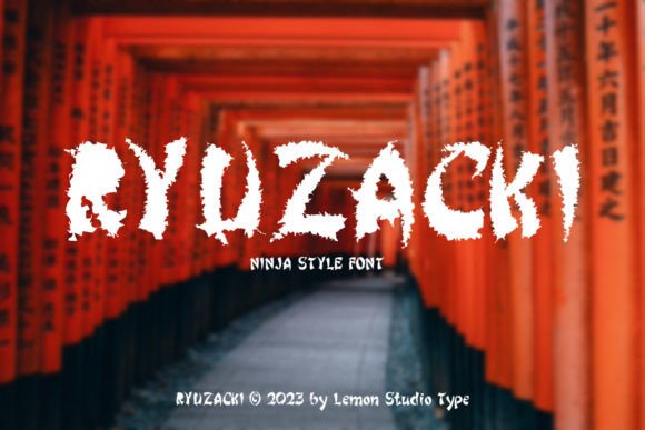 Ryuzacki: A Whimsical Display Font for Modern Web Design Projects