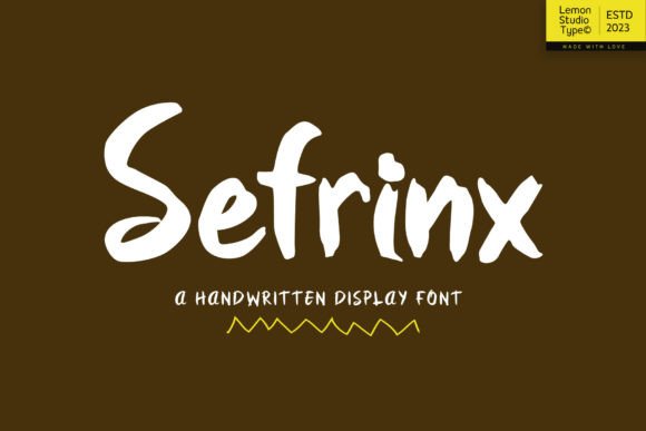 Sefrinx: A Modern Display Font That Elevates Campaign Visuals