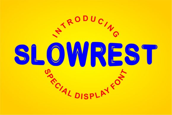 Slowrest: A Display Font That Builds Editorial Calm and Character