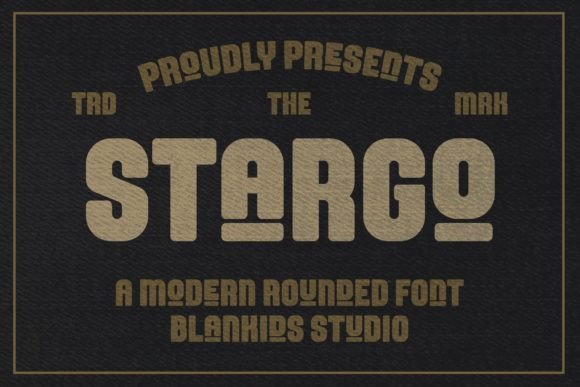 Stargo: A Modern Display Font for Web Designers Who Crave Personality