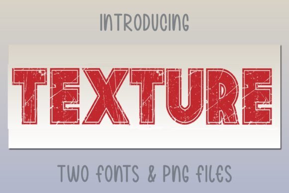 Texture: A Vintage Grunge Font for Handmade Crafters and Etsy Sellers