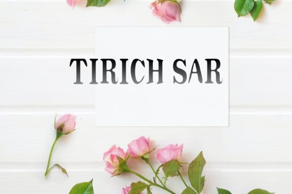 Tirich Sar: A Striking Display Font for Modern Web Design